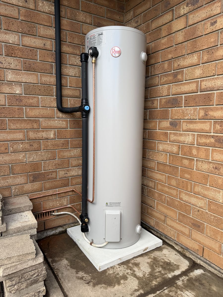 Hot water unit installation — Davidson Plumbing and Gas, Adelaide