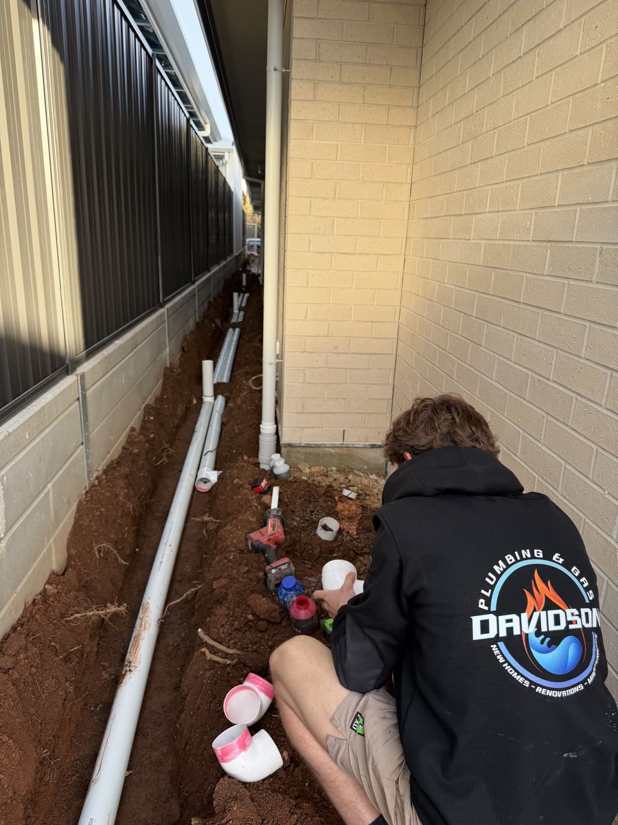 Stormwater installation — Davidson Plumbing and Gas, Adelaide