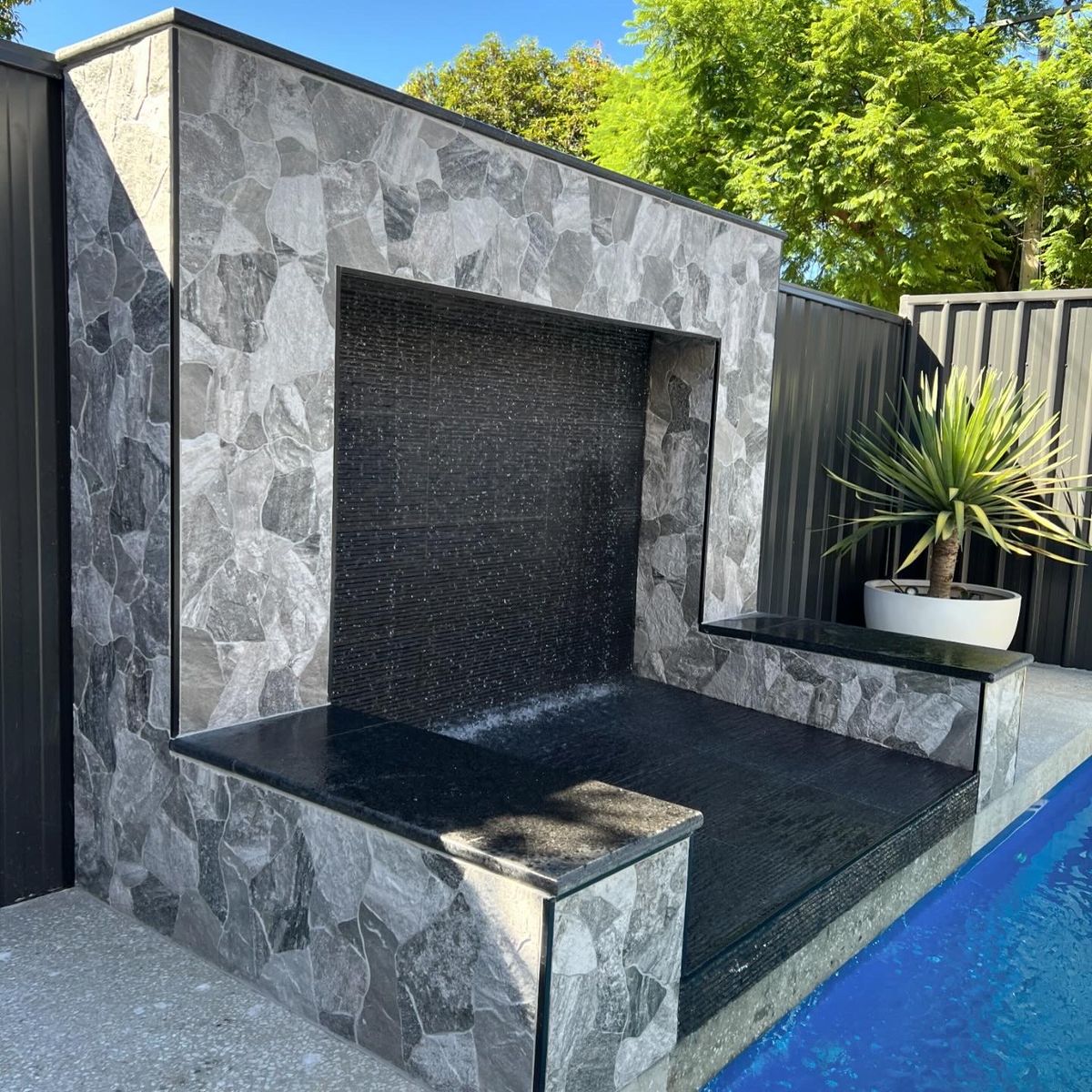 Water feature installation — Davidson Plumbing and Gas, Adelaide