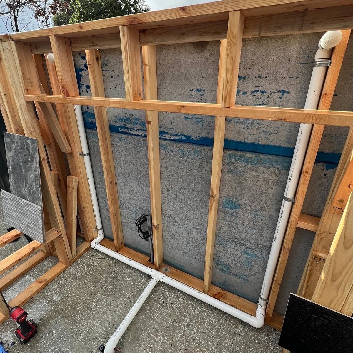 Water feature installation — Davidson Plumbing and Gas, Adelaide