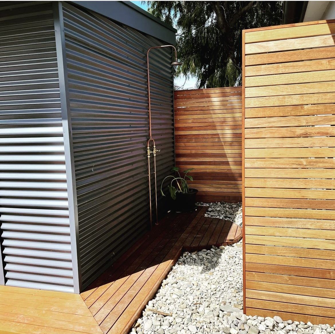 Water feature installation — Davidson Plumbing and Gas, Adelaide