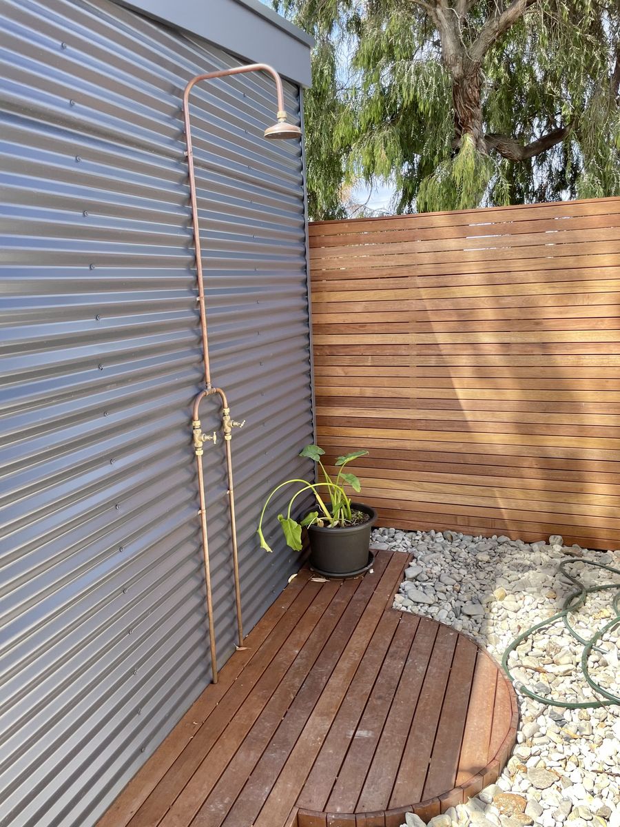 Water feature installation — Davidson Plumbing and Gas, Adelaide